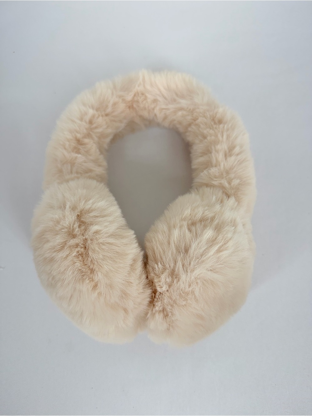 Aspen Cream Faux Fur Earmuffs